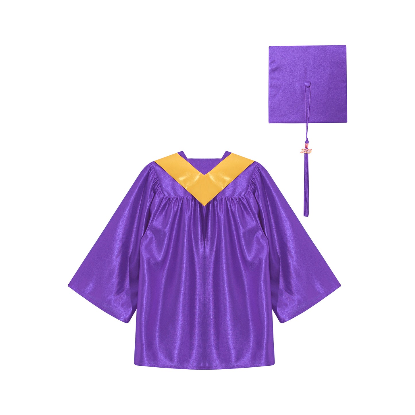 Kids Girls Boys School Uniform Ceremony Graduation Ceremony Gown with Badge Outfit Children Set Preschool Kindergarten Costumes