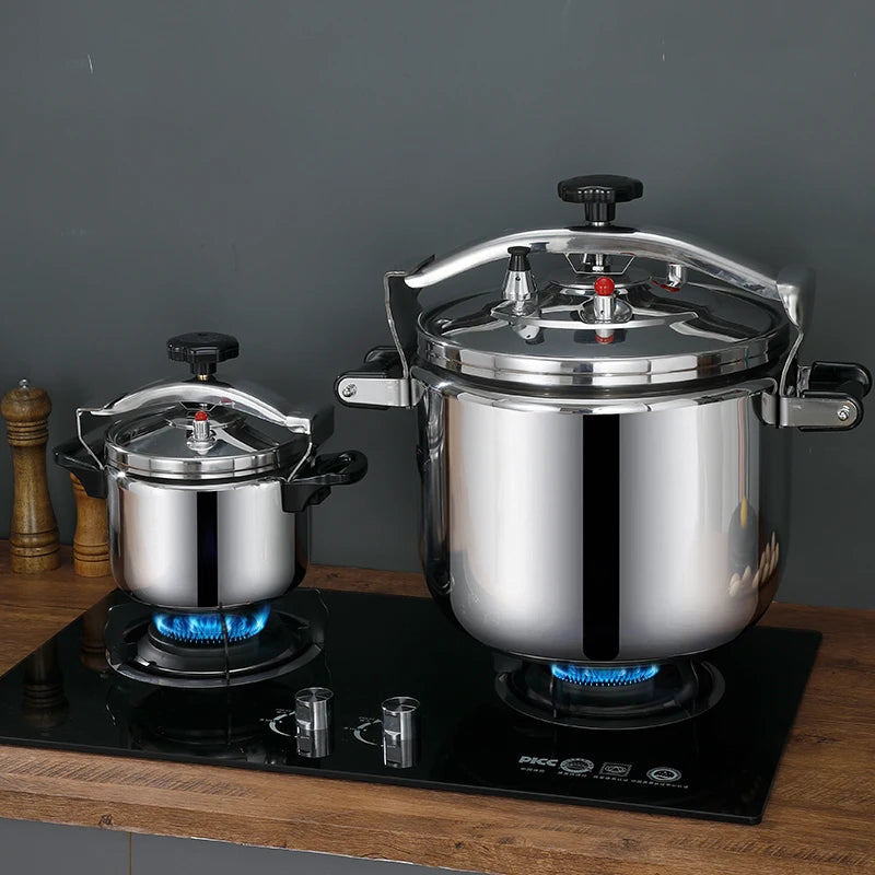 Korean Style Pressure Cooker - Explosion-Proof Stainless Steel Pot | For Induction/Gas Stoves, Restaurant & Home Use