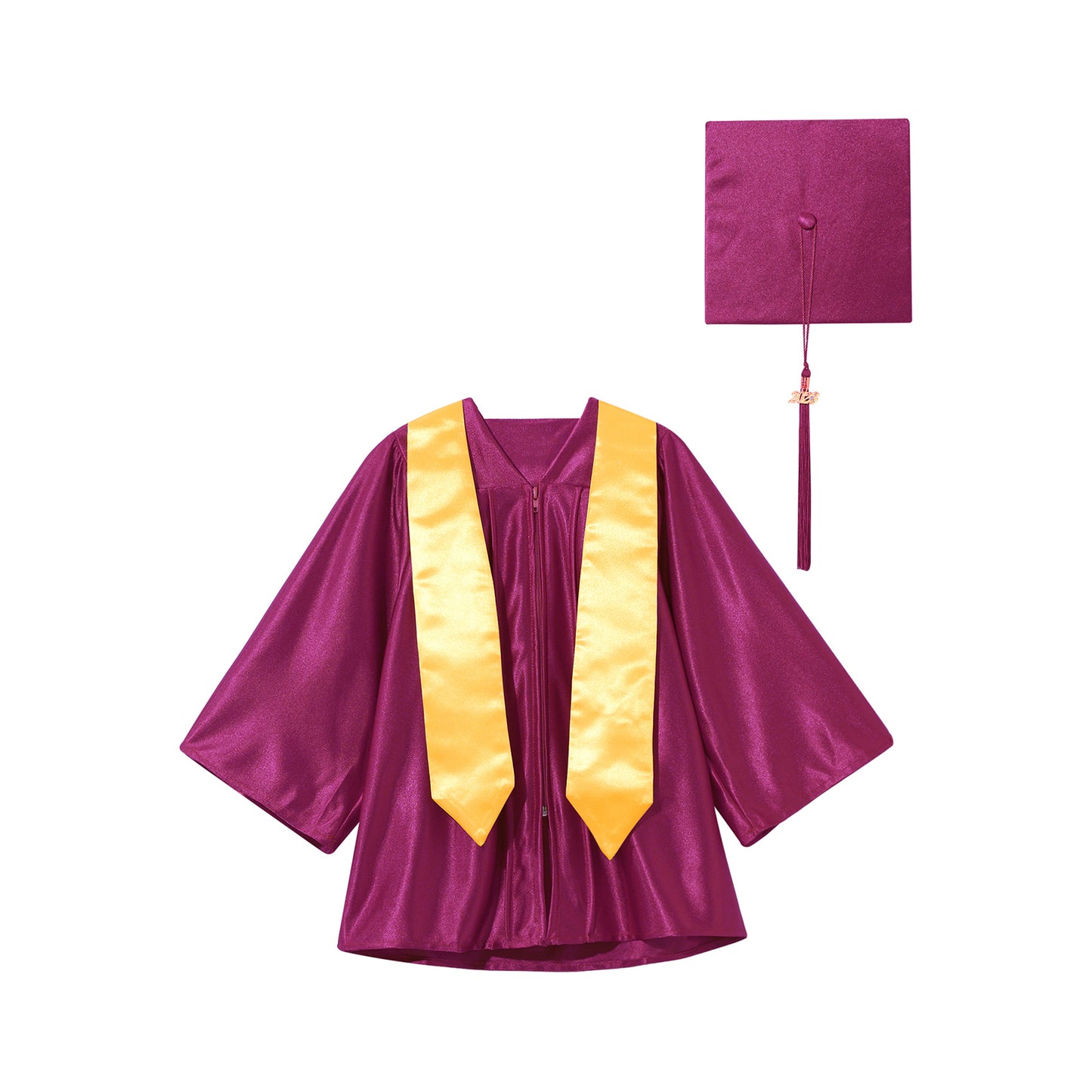 Kids Girls Boys School Uniform Ceremony Graduation Ceremony Gown with Badge Outfit Children Set Preschool Kindergarten Costumes
