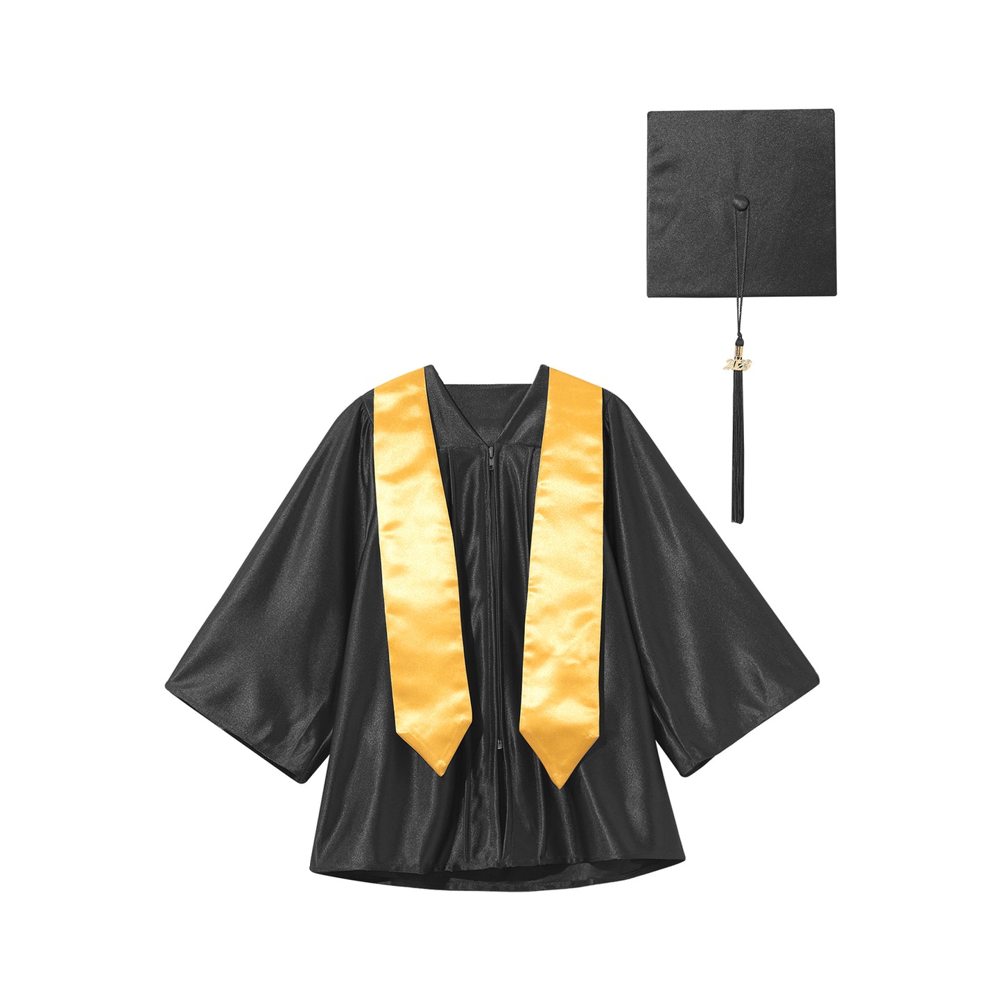 Kids Girls Boys School Uniform Ceremony Graduation Ceremony Gown with Badge Outfit Children Set Preschool Kindergarten Costumes