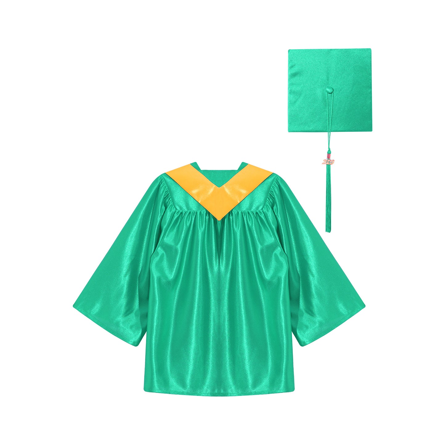 Kids Girls Boys School Uniform Ceremony Graduation Ceremony Gown with Badge Outfit Children Set Preschool Kindergarten Costumes