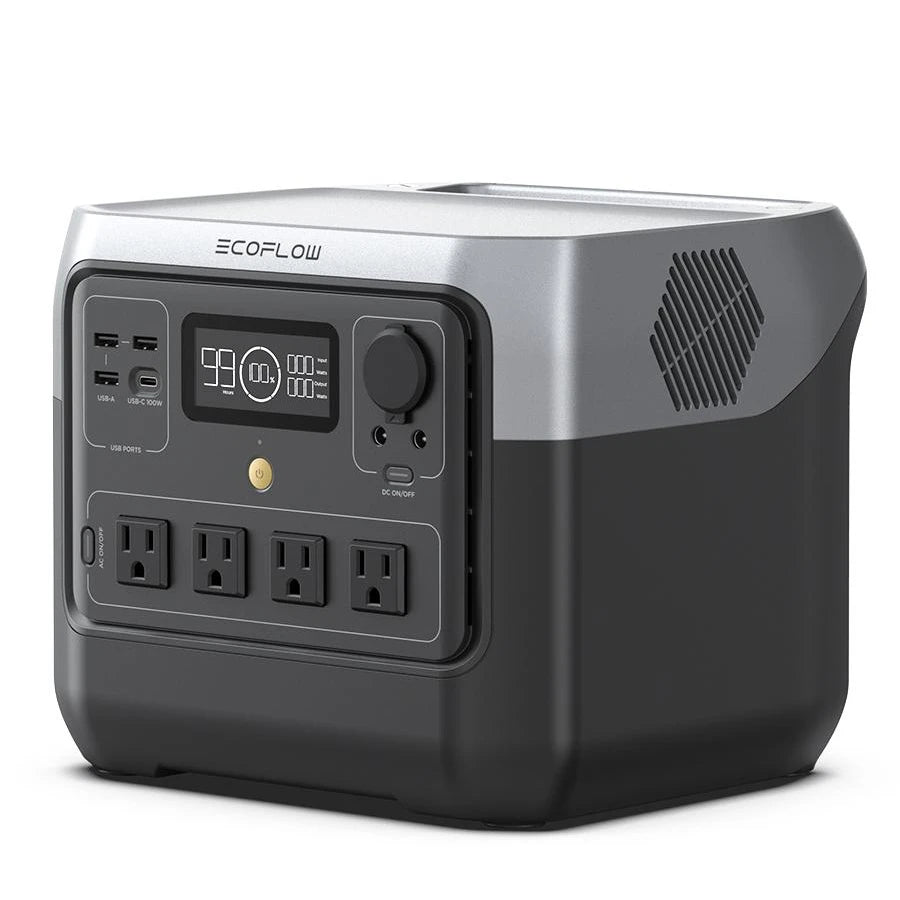 ECOFLOW RIVER 2 Pro Portable Power Station Fast Charging, Solar Generator for Home Backup Power