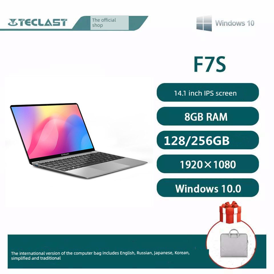 Teclast Laptop F7s 14.1 Inch 256gb Laptop Business Office Win10