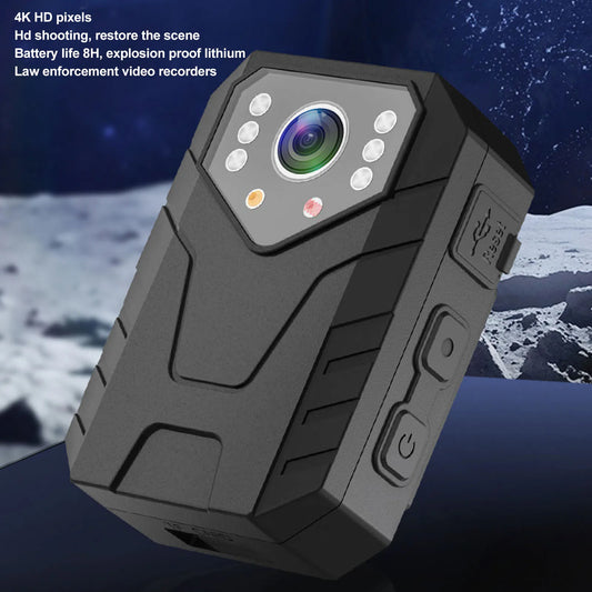 Mini Video Recorder WiFi Body Worn Camera Loop Recording Night  Shockproof Waterproof with Back Clip for Law Enforcement