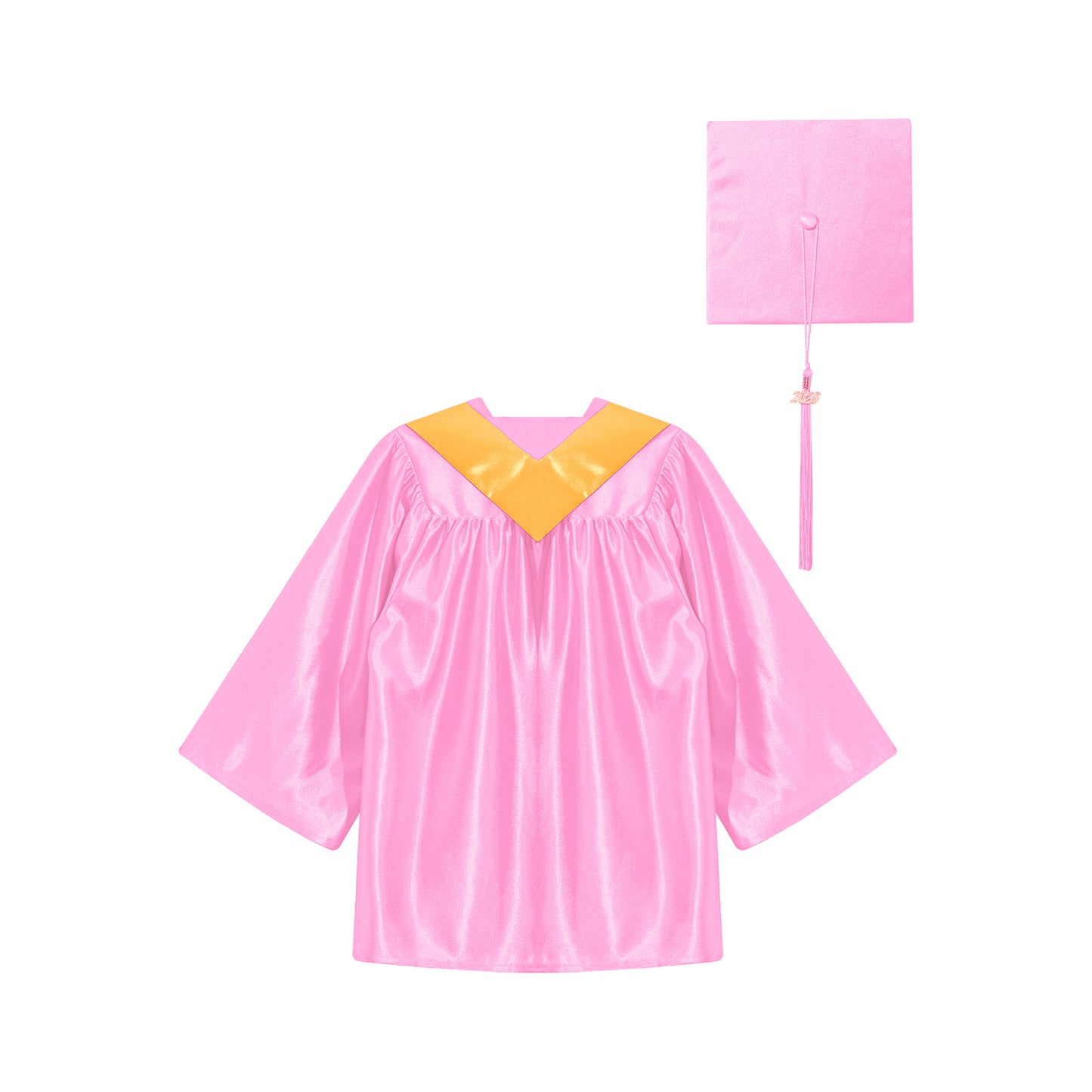 Kids Girls Boys School Uniform Ceremony Graduation Ceremony Gown with Badge Outfit Children Set Preschool Kindergarten Costumes