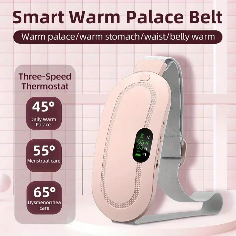 Portable Multifunctional  Menstrual Pad Warm Palace Waist Belt  Menstrual Massager  Belt Waist Massager Period Cramp Massager