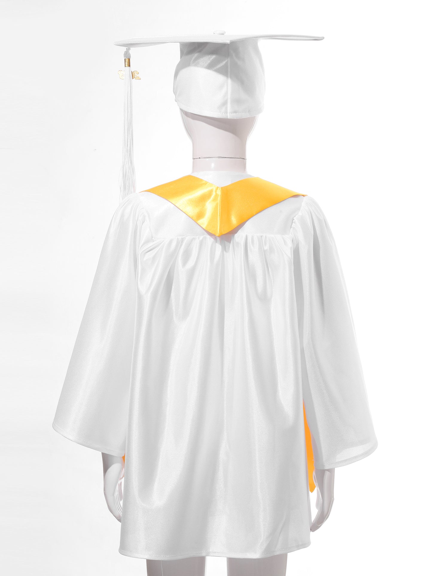 Kids Girls Boys School Uniform Ceremony Graduation Ceremony Gown with Badge Outfit Children Set Preschool Kindergarten Costumes