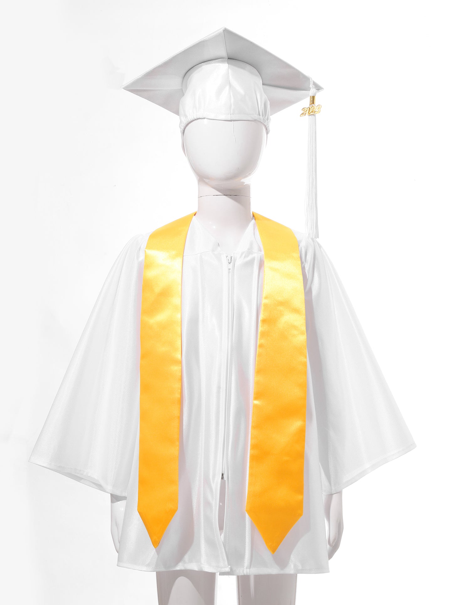 Kids Girls Boys School Uniform Ceremony Graduation Ceremony Gown with Badge Outfit Children Set Preschool Kindergarten Costumes