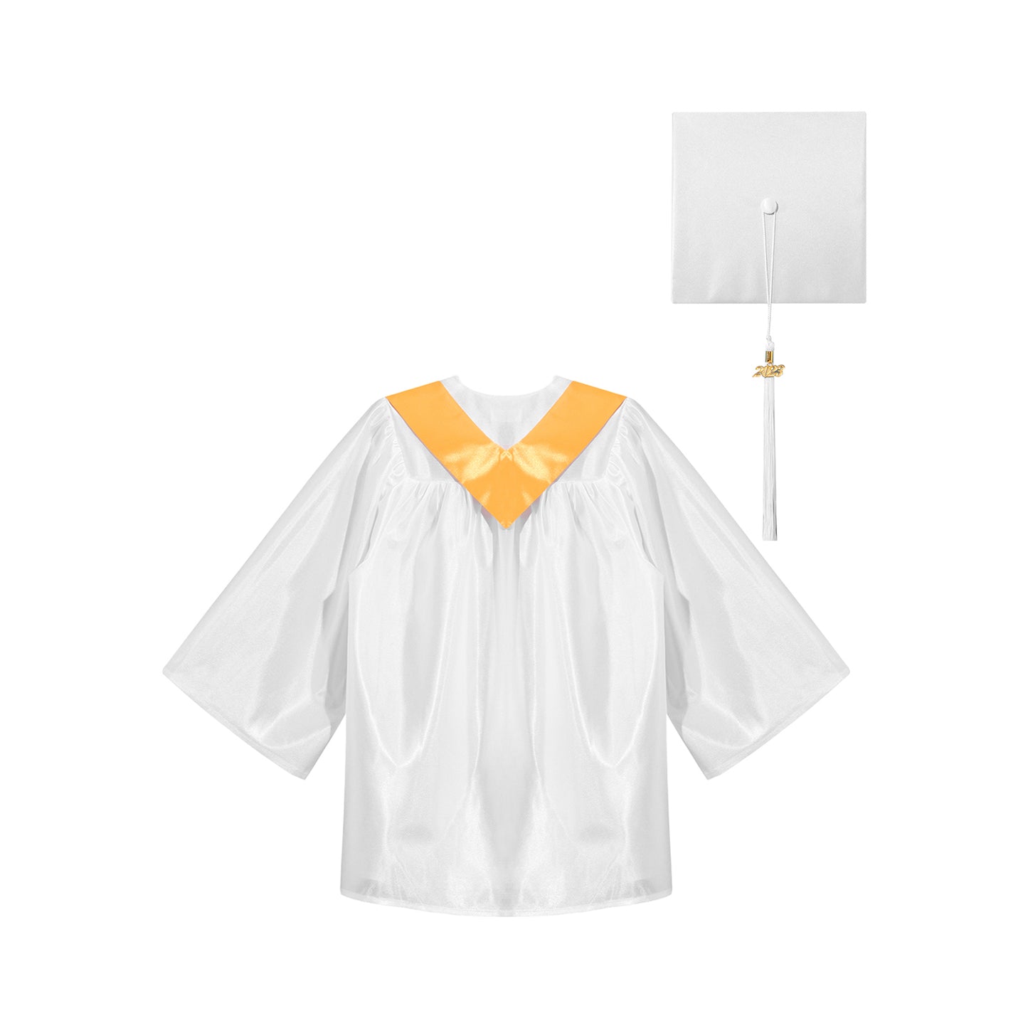 Kids Girls Boys School Uniform Ceremony Graduation Ceremony Gown with Badge Outfit Children Set Preschool Kindergarten Costumes