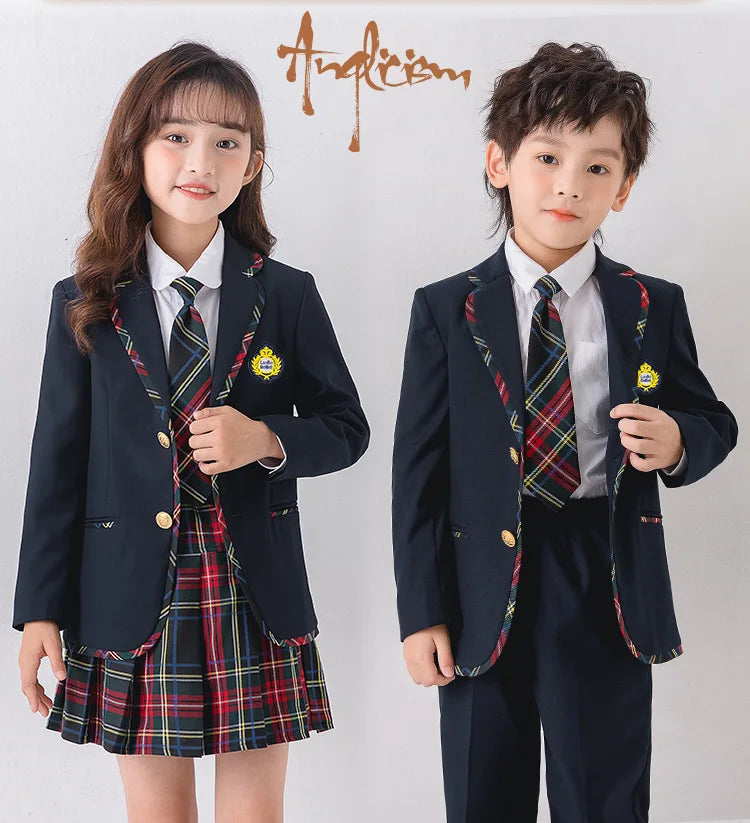 Japanese School Uniforms for Men and Women, Anime Dress, Clothes Set for Kids, Girls, Boys, British, Japan, Outfits