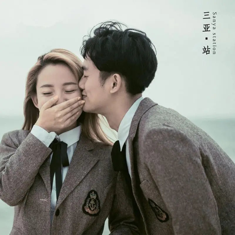 High school uniform set British Academy autumn smale jacket men women Korean school JK Uniform