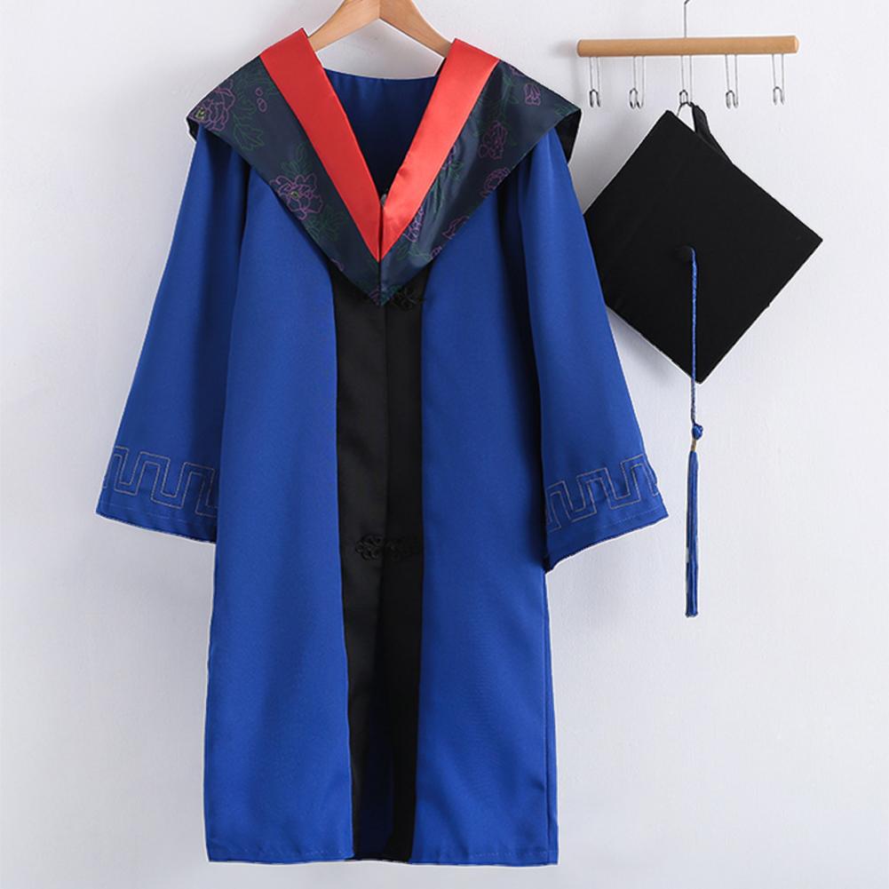 Graduation Uniform Bachelor Cloaks Hat Graduation Ceremony Outfits Degree Master Uniform Graduation Photography Graduation Robes