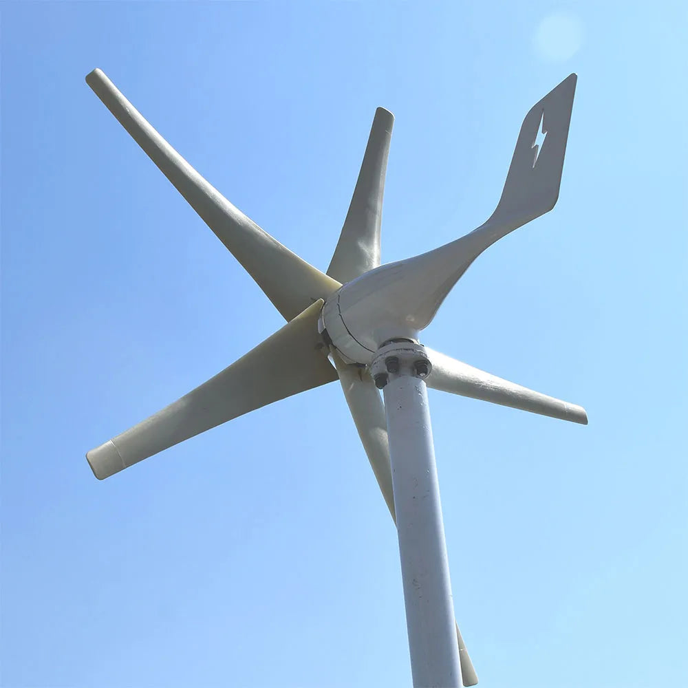 3kw 5kw 12V 24V 48V Low Start Speed Free Alternative Energy Camping Windmill Horizontal Wind Turbine Home Appliance Generator