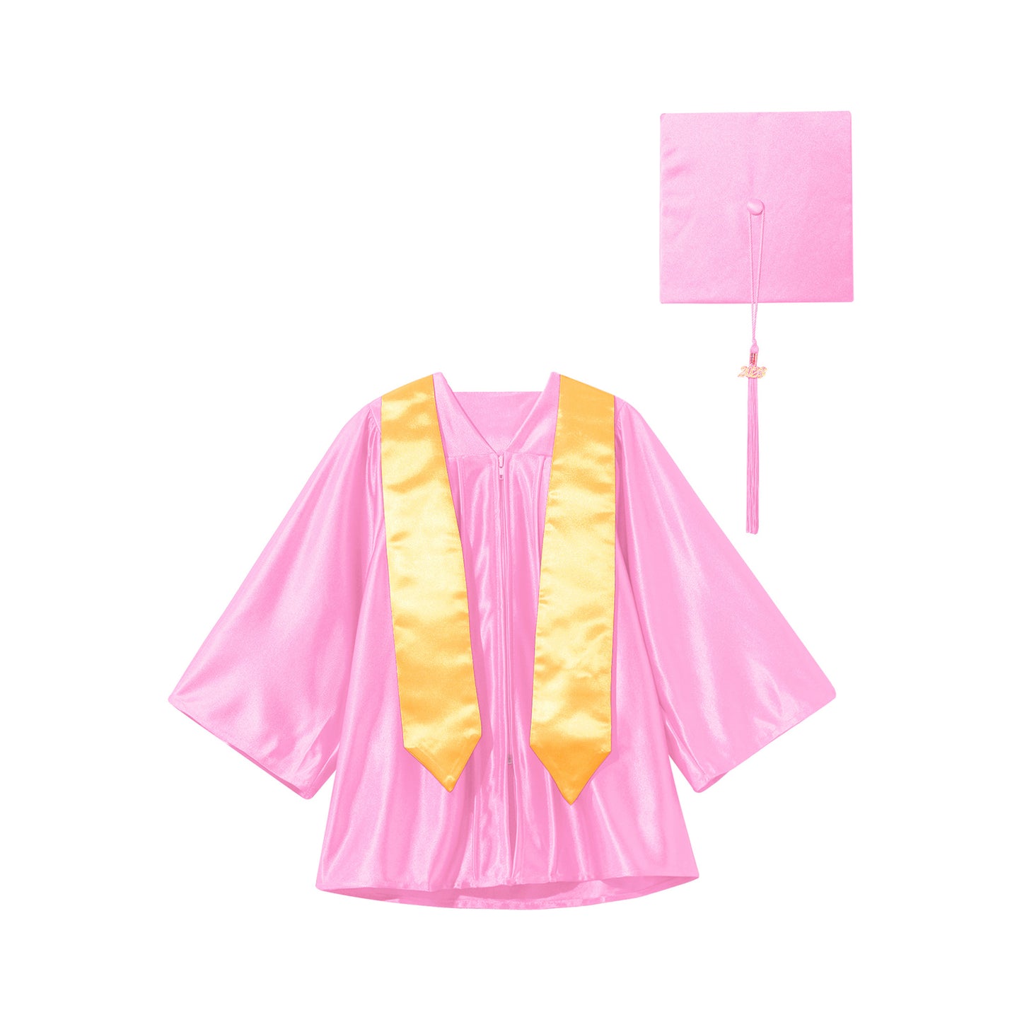 Kids Girls Boys School Uniform Ceremony Graduation Ceremony Gown with Badge Outfit Children Set Preschool Kindergarten Costumes