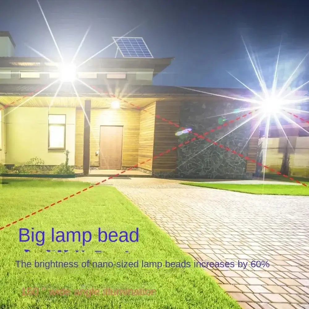 Solar Street Light Outdoor Solar Street Light Garden Sunlight House Remote Control IP67 Waterproof Wall Lamp Solar Street Light