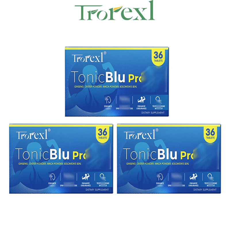 Natural Oyster & Ginseng Blue Pills Male Enhancing Supplement Support Energy & Stamina 36-360 Tablets - MediaEclat.store
