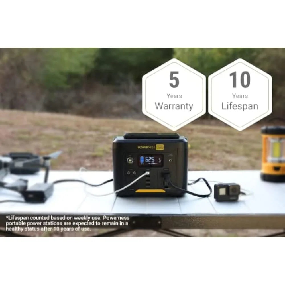 Portable Power Station Hiker U300, 296Wh Solar Generator with 120V/300W x 2 AC Outlets(600W Surge), Backup Battery 12V