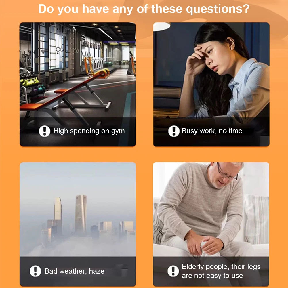 Portable Pedal Exerciser Mini Exercise Bike Adjustable Resistance Foot Peddler Machine Non Slip Multi-Function for Home Exercise