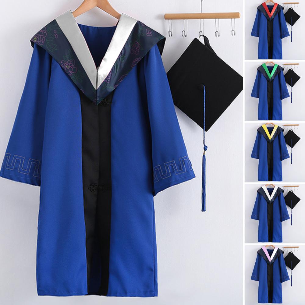 Graduation Uniform Bachelor Cloaks Hat Graduation Ceremony Outfits Degree Master Uniform Graduation Photography Graduation Robes