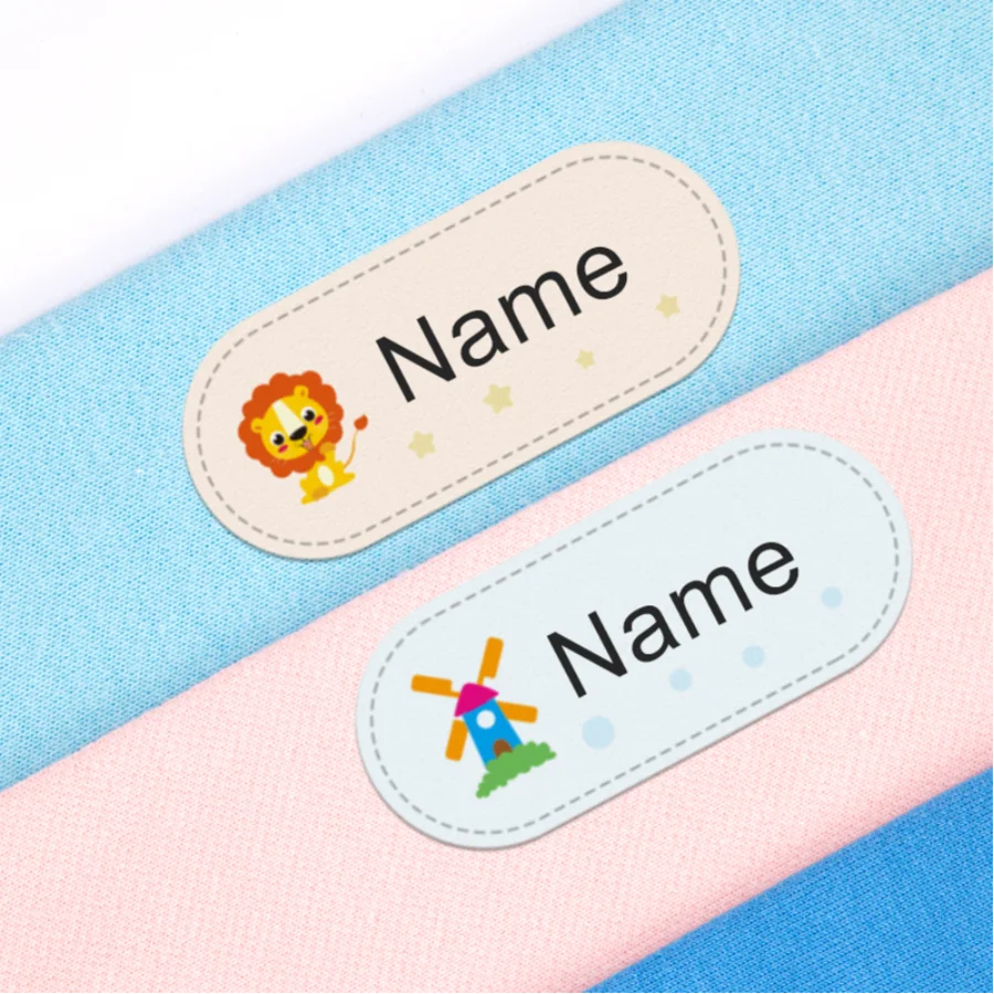 Customizable Waterproof Iron-on Clothing Labels-Professional Grade Fabric Stickers for School Uniforms,Sportswear Garments