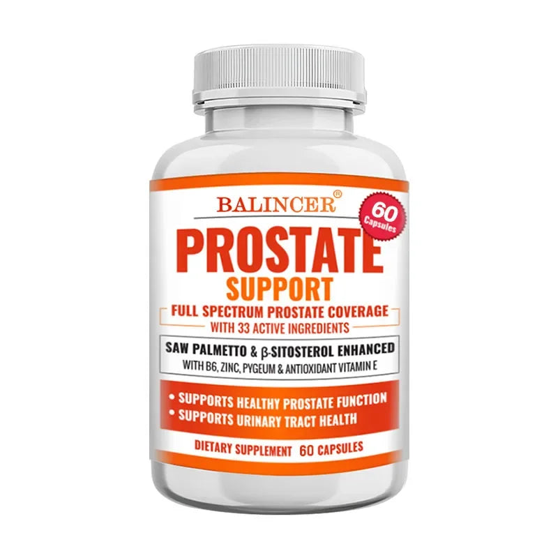 Balincer Men's Vitamin Capsules - Supports Prostate Function, Helps Improve Urinary Tract Function, Relieves Frequent Urination - MediaEclat.store