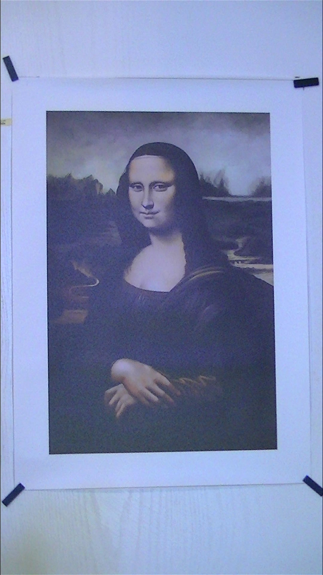 Mona Lisa by Leonardo DaVinci - 15.75x23.5" Unframed Canvas Print,