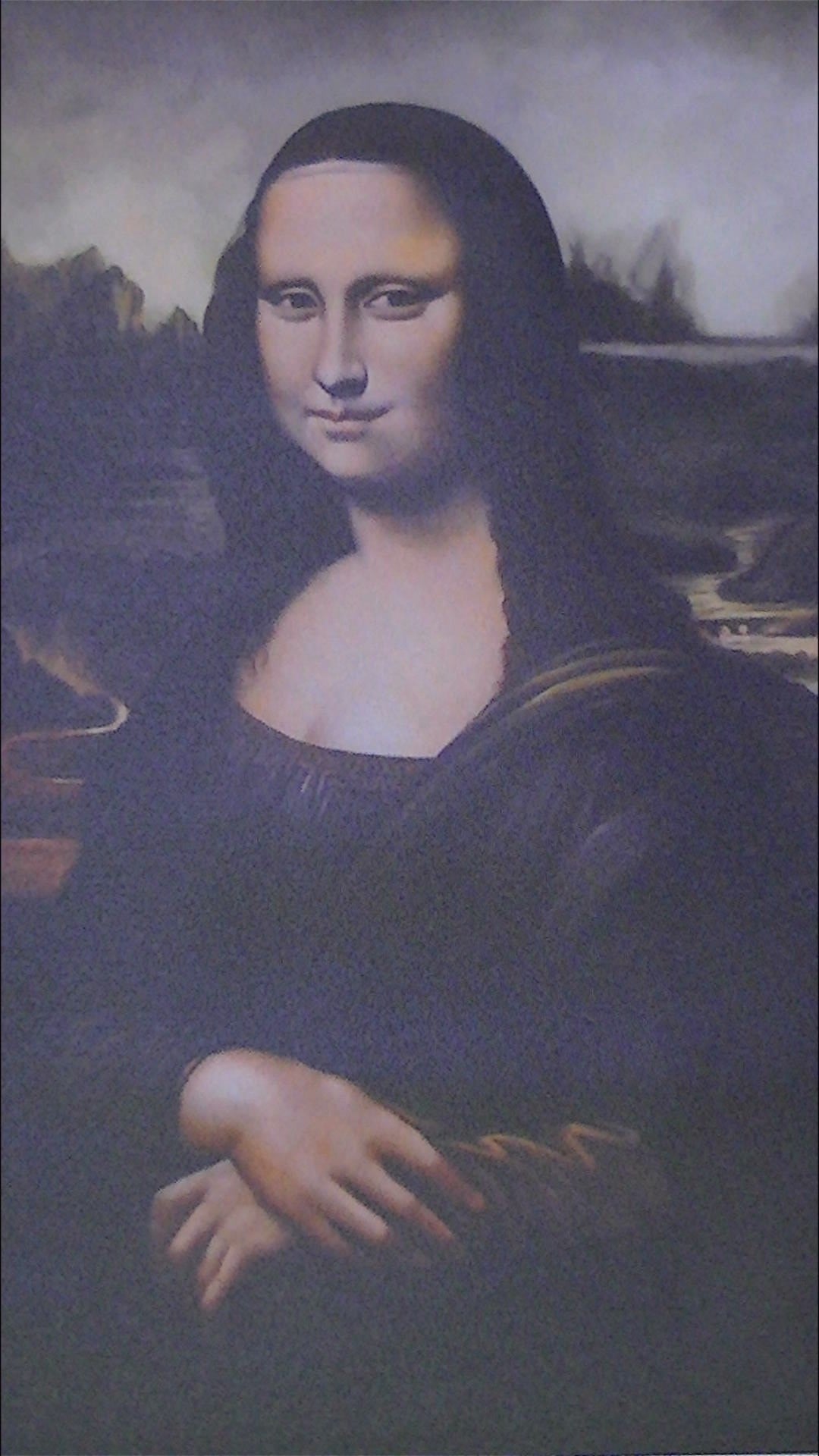 Mona Lisa by Leonardo DaVinci - 15.75x23.5" Unframed Canvas Print,