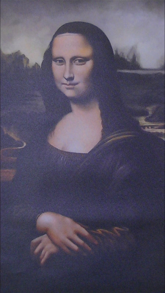 Mona Lisa by Leonardo DaVinci - 15.75x23.5" Unframed Canvas Print,