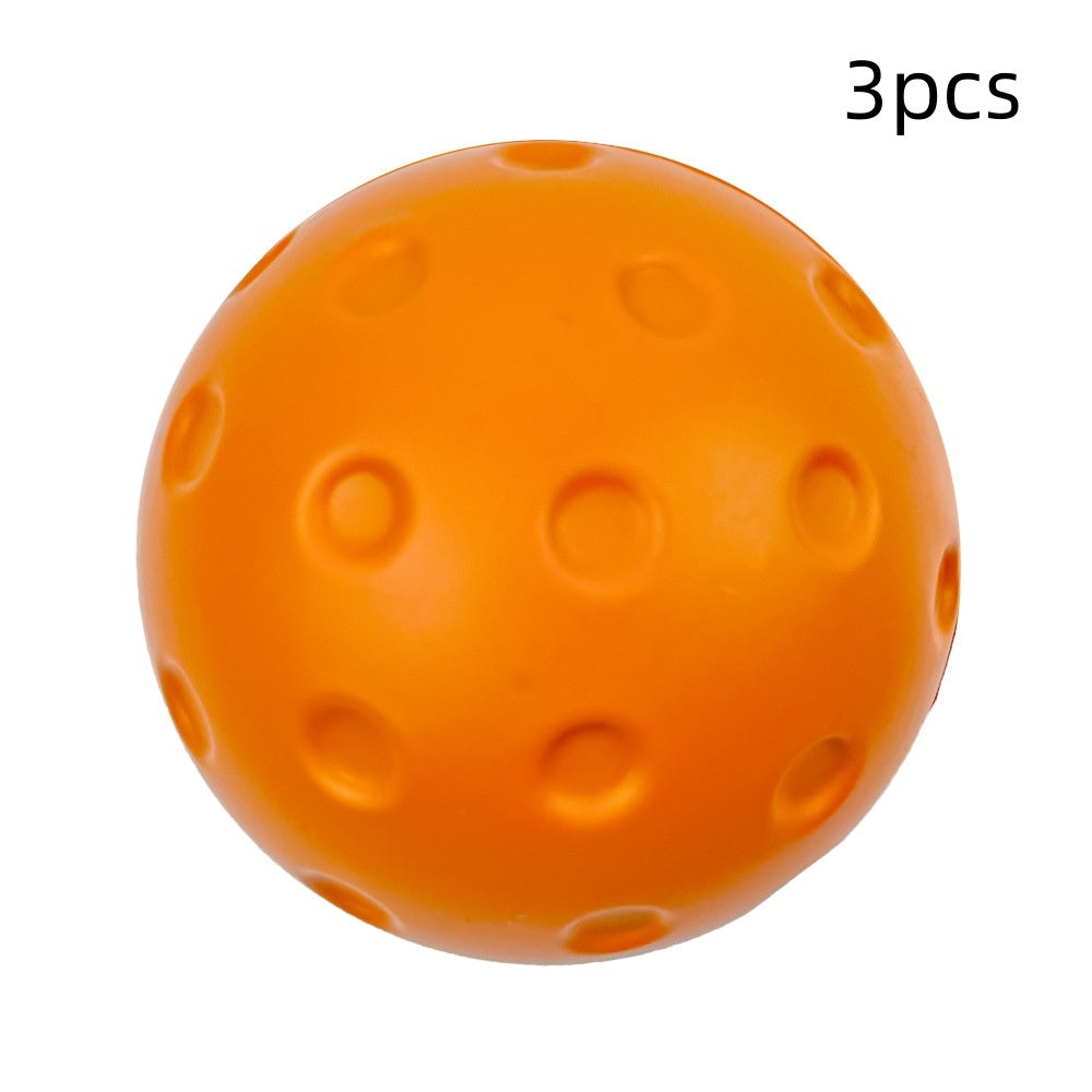 Mute Pickleball PU Foam Sponge Soft Ball Indoor Noise-free Practicing Ball