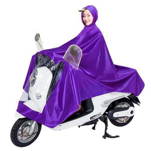 Double Electric Bike Raincoat Motorcycle Poncho Double Big Brim Bike