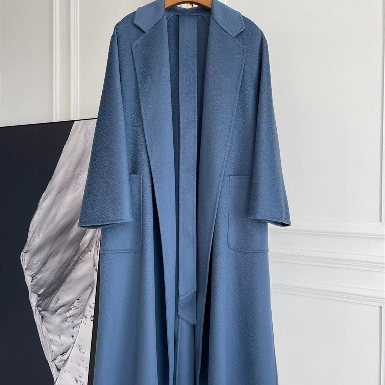 Double-sided Corrugated Cashmere Coat