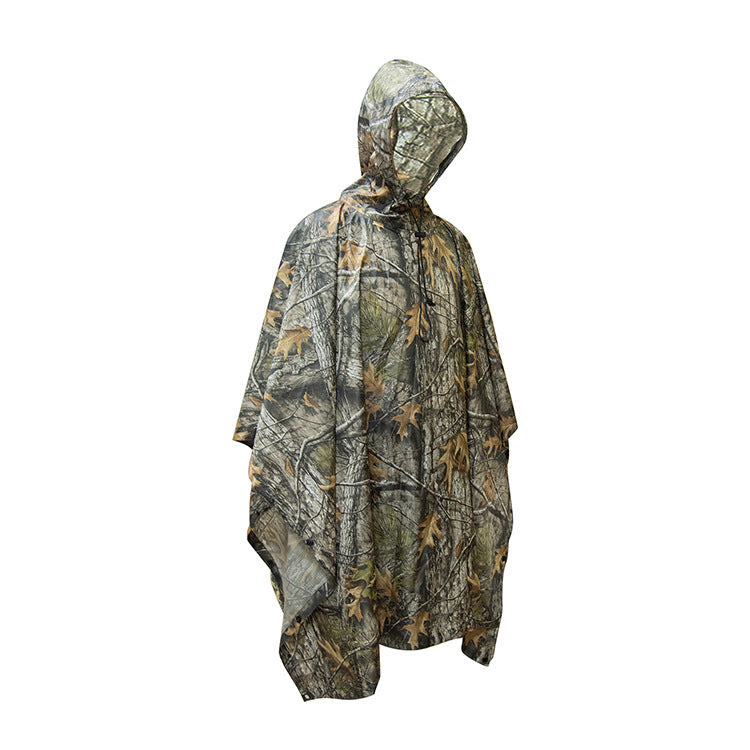 Multifunctional Portable Poncho Camouflage Raincoat