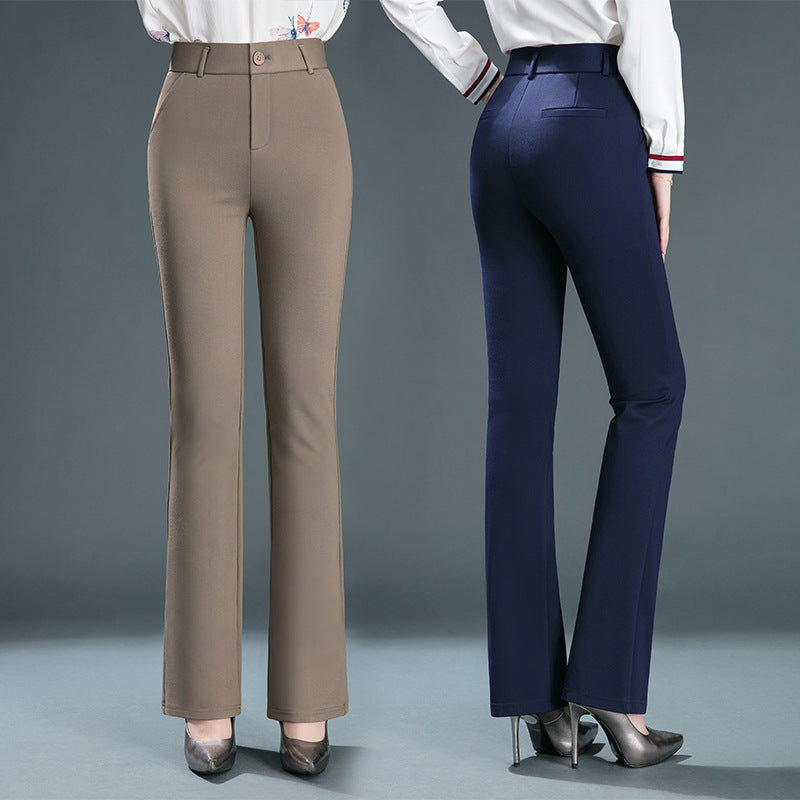 Women's Casual High-waist Stretch Flared Pants