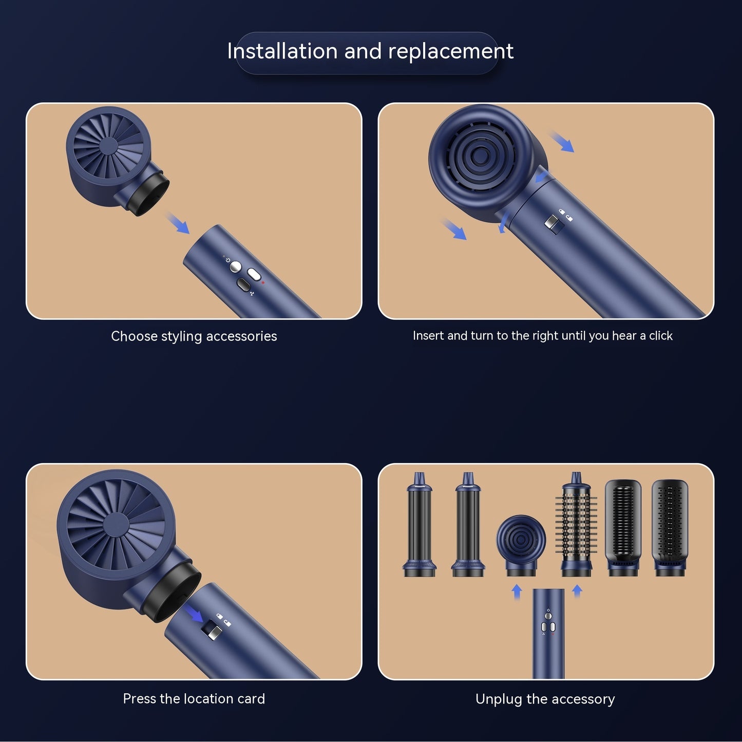 Hair Curler Six-in-one Multifunctional