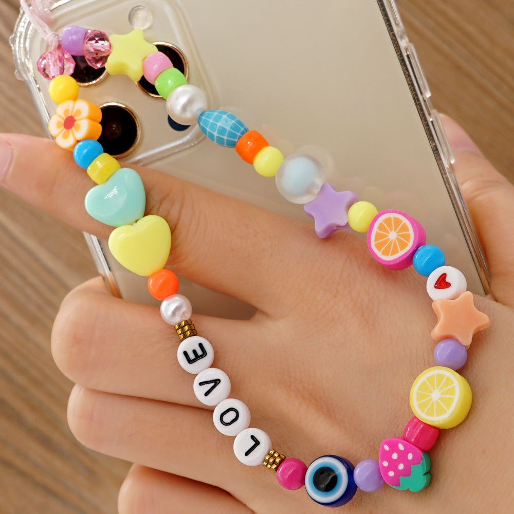 Tao Imitation Pearl Personalized Mobile Phone Chain Pendant Rope Girl