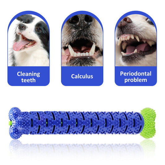 Dog Toys Toothbrush TPR Chew Bite Teeth Cleaning Pet Molar Brushing Stick Dogs Toothbrush Chewing Bite Toy Durable Chewing - MediaEclat.store