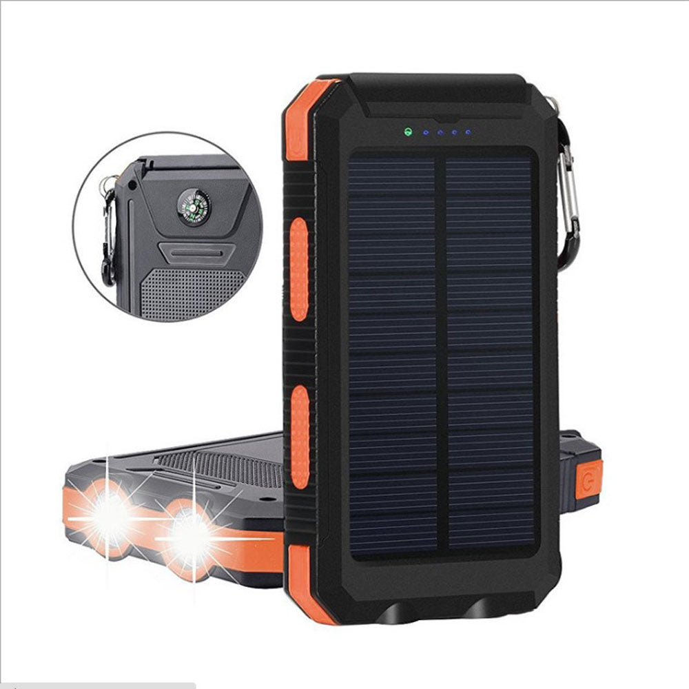 Solar Dual Headlight 20000mAh Power Bank