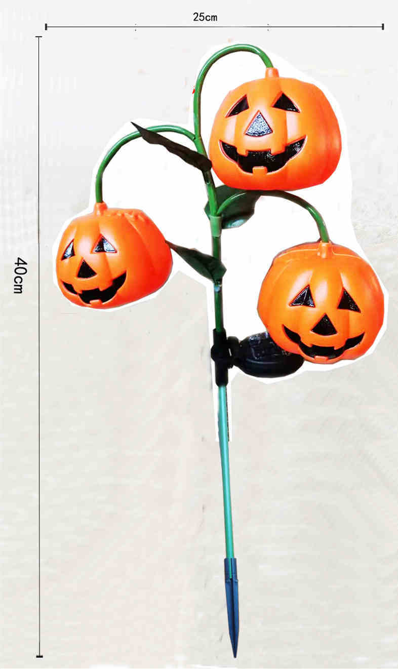 Million Christmas LED Solar Pumpkin Ground Light