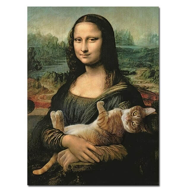 Mona Lisa Canvas Painting Wall Decoration