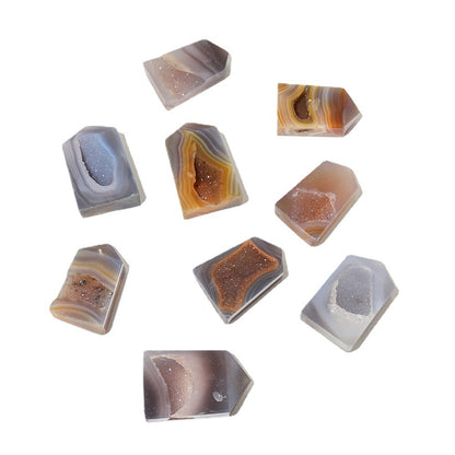 Natural Agate Crystal Hole Crystal Column