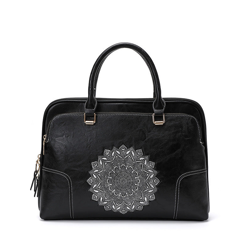 Women's Business Vintage Embossed Tote Bag