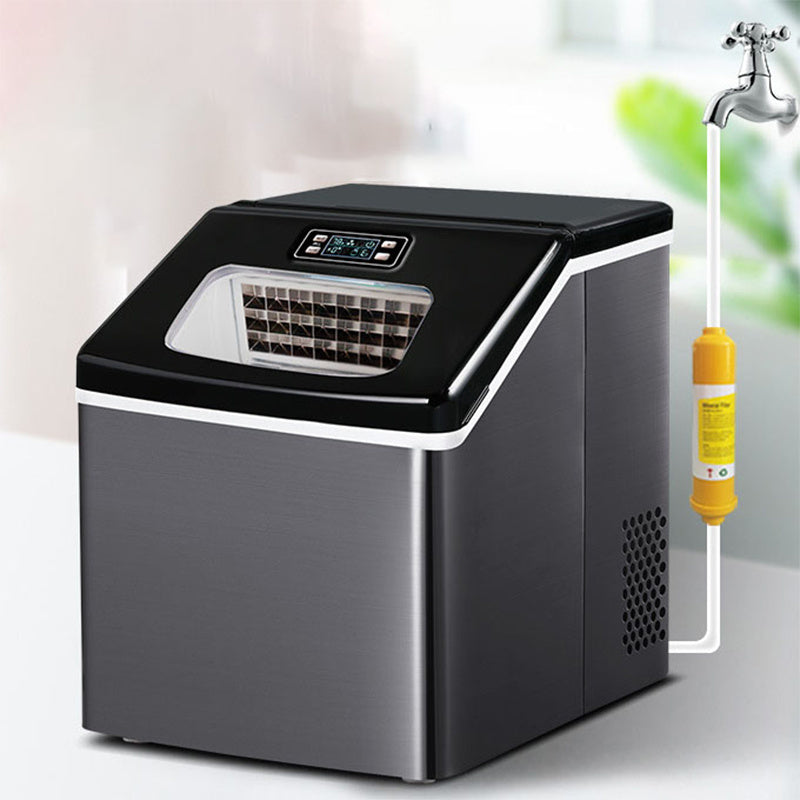 Commercial Milk Tea Shop Small Mini 25kg Household Fully Automatic Ice Maker