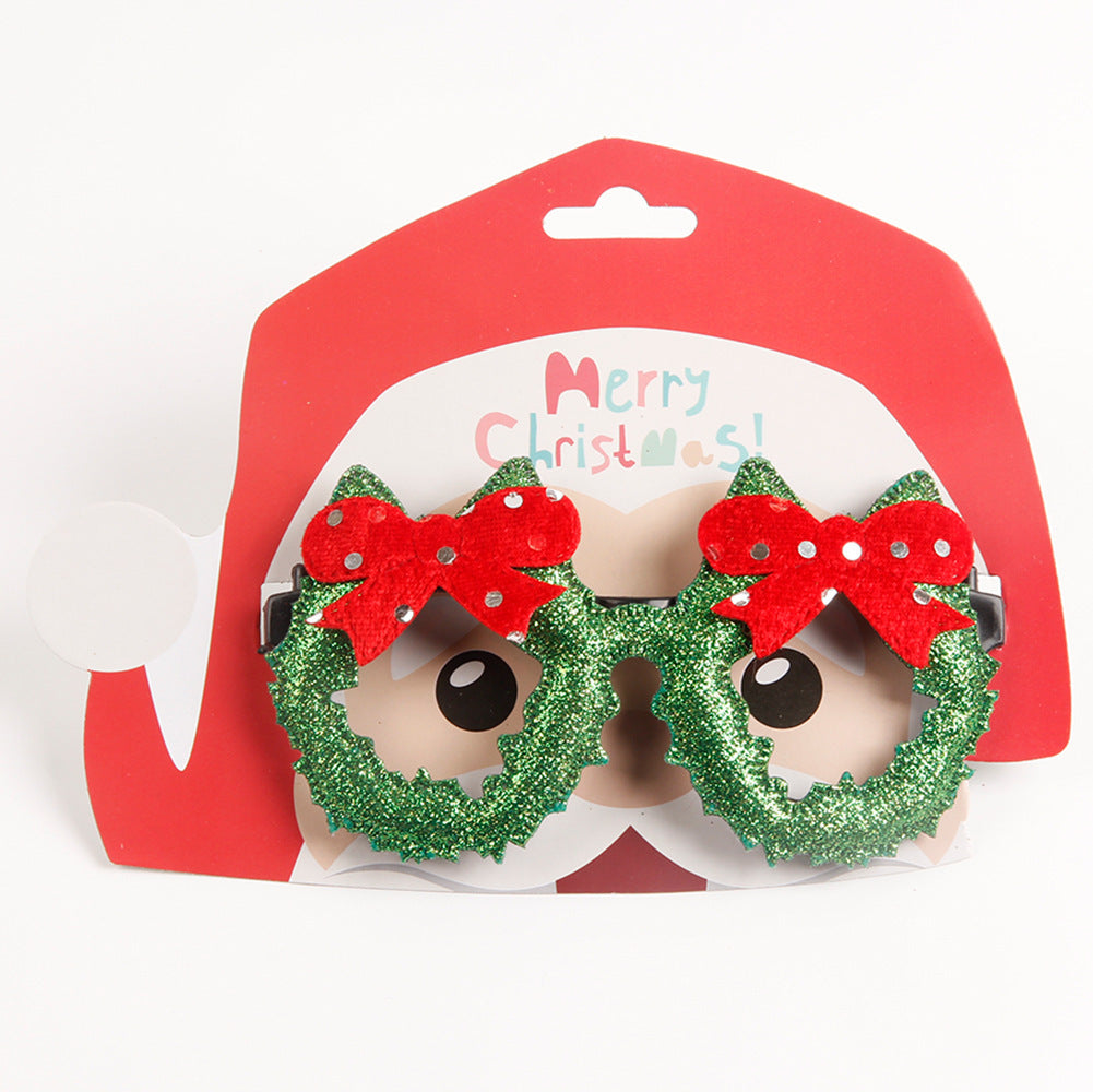 Christmas Decorations Dance Party Glasses Dress Up Props