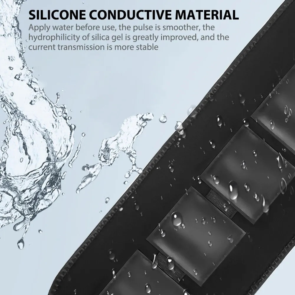 EMS Electric Muscle Stimulator Abs Waist Fitness Vibrating Belt Abdominal Muscle Trainer Weight Loss Slimming Massager