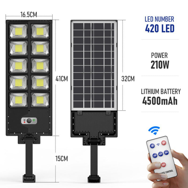 New Solar Double Row Street Light