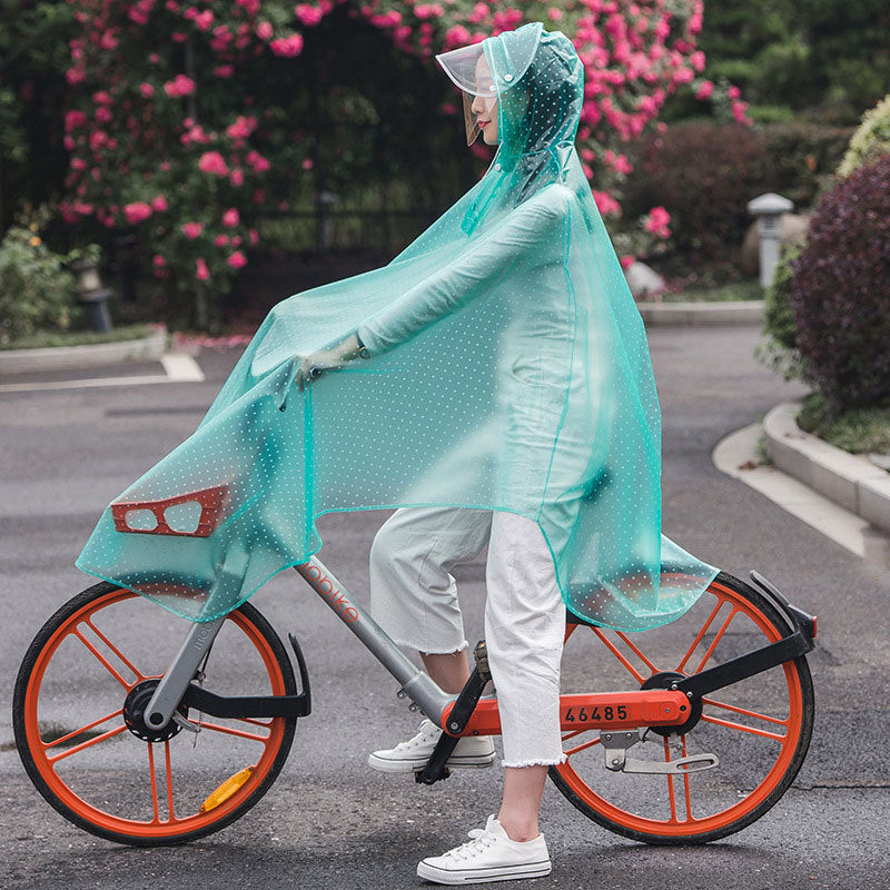 Motorcycle Double-hat Hollow Electric Car Poncho Raincoat - MediaEclat.store