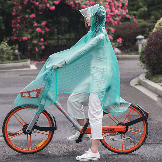 Motorcycle Double-hat Hollow Electric Car Poncho Raincoat - MediaEclat.store