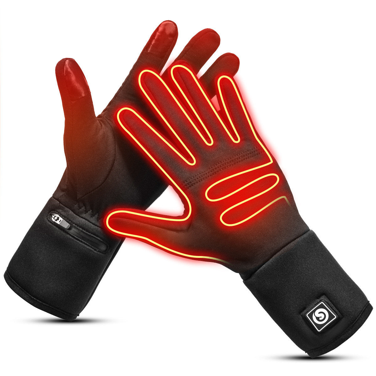 Winter Riding Heating Gloves Outdoor Sports Electric Heating Ski Mountaineering Warm Touch Screen