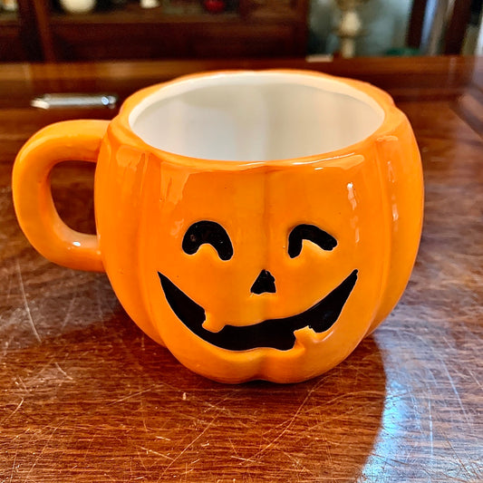 Ceramic Halloween Pumpkin Mug