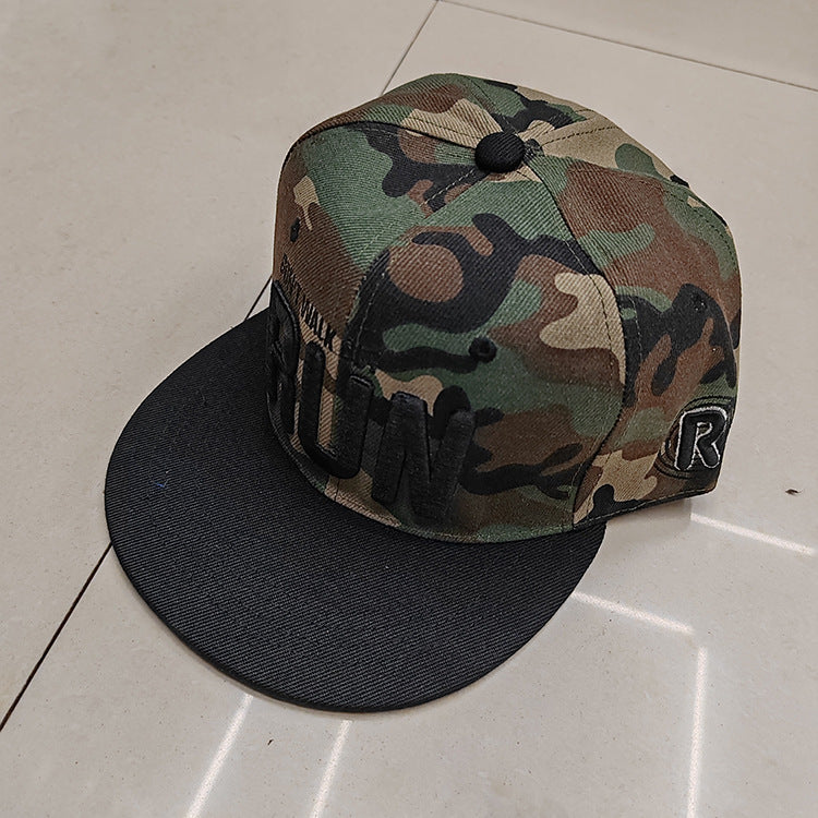 Men's Versatile Casual Flat Brim Baseball Cap